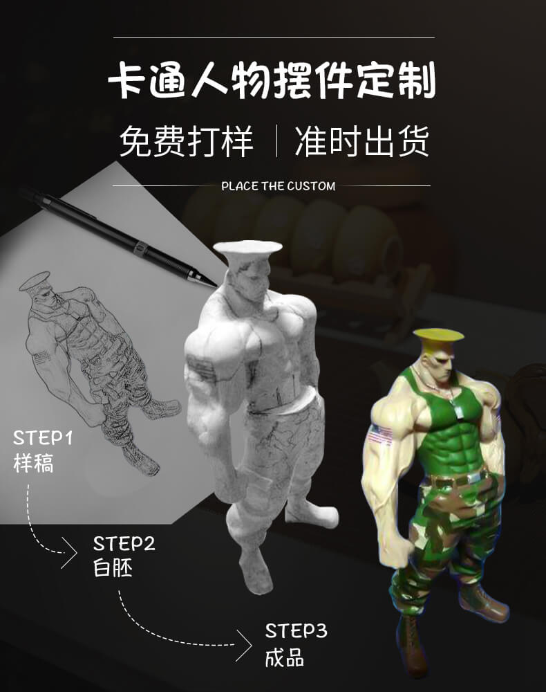 吃雞手辦定制-絕地大逃生角色模型定制